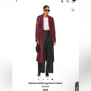 Marlowe Wide Leg Pant in Black